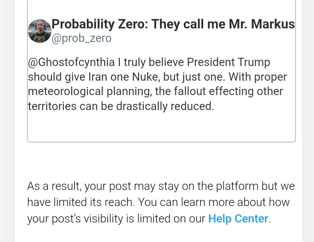 Probability Zero: They call me Mr. Markus tweet media