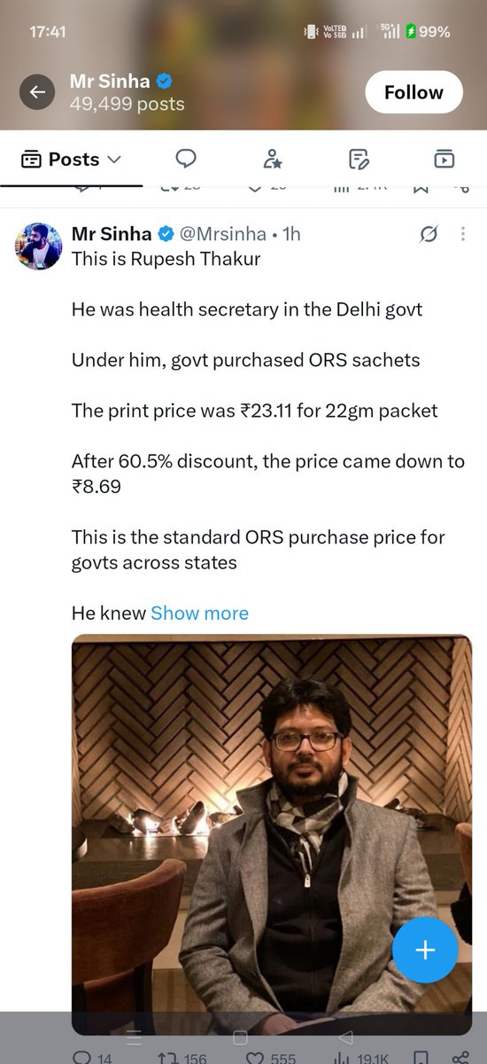 sachin181273's tweet photo. @narendramodi #GodiMedia
@narendramodi. Tell @amitmalviya
tht all Indians r not idiot Andhbhakts.
NEET Scam nothing. ORS Scam - All #BJPITCELL *astards jump into action.
Look at their posts.
Then they get offended when we call them #ITCell coolies 😄👇
@Mrsinha @MumbaichaDon @BesuraTaansane https://t.co/y3KAOUiJPw