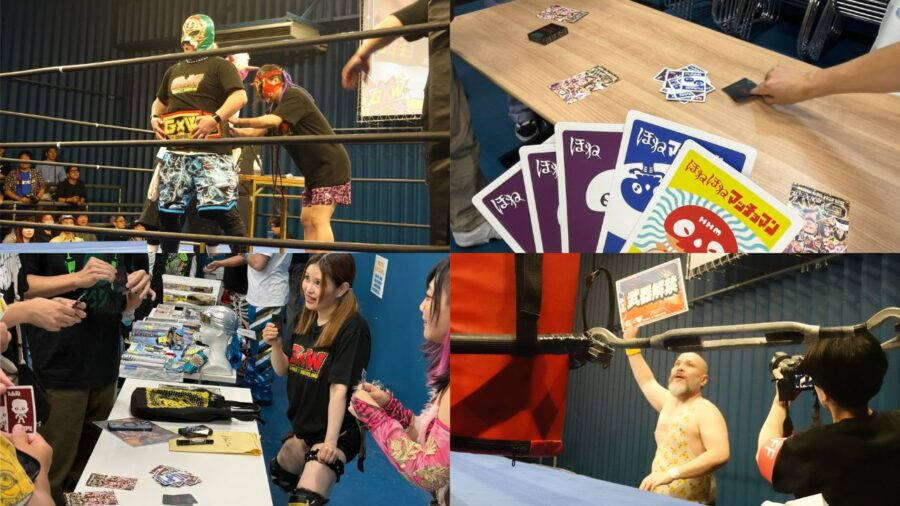 mu13maru's tweet photo. プロレス×ボードゲームイベント「GXW」レポート！　レスラーと一緒に遊べる興行、その熱狂の内側を主催者に聞いた｜BROAD｜ボードゲームマガジン https://t.co/VdnGqRNk7s @broad_tokyoより https://t.co/mSdwNo6u60