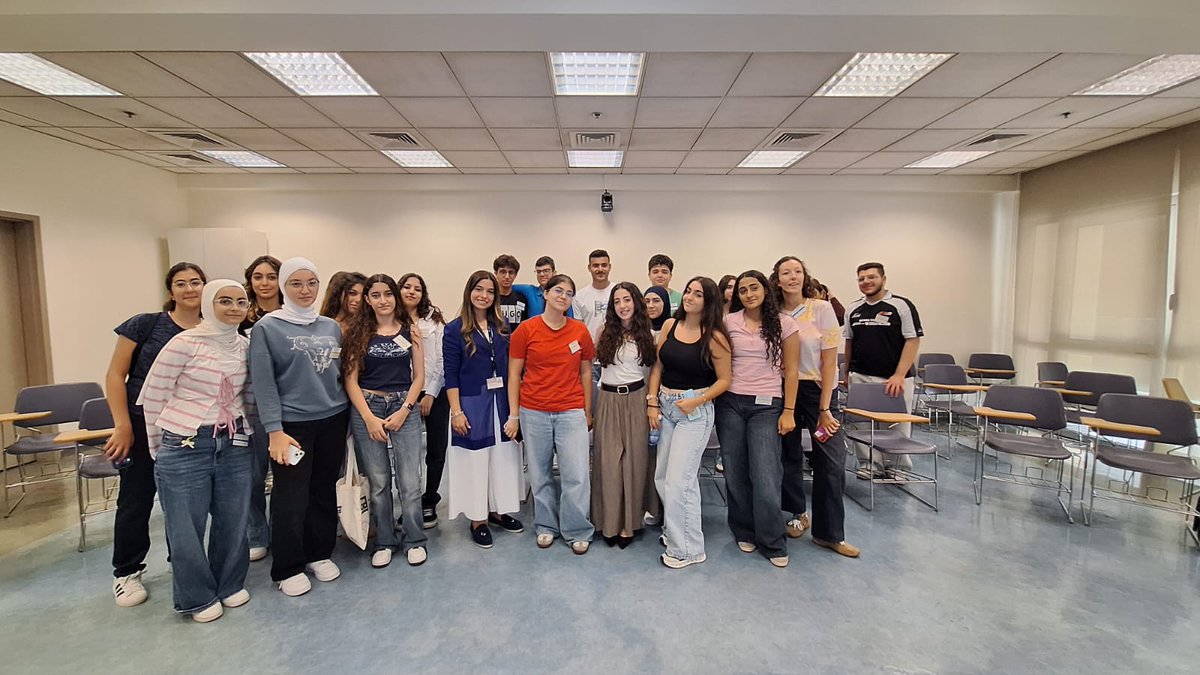 aubhson's tweet photo. 🎓 As part of our Nursing Summer Camp, participants attended an informative orientation covering the application process, admission requirements, key deadlines, and available scholarships and financial aid opportunities @AUB_Lebanon #NursingSummerCamp #AUB https://t.co/vgvsseHj38