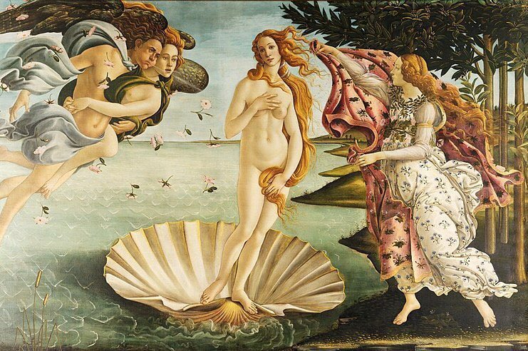 wannartcom's tweet photo. The Birth of Venus by Sandro Botticelli (1445-1510) https://t.co/PiQ7bzpkxB