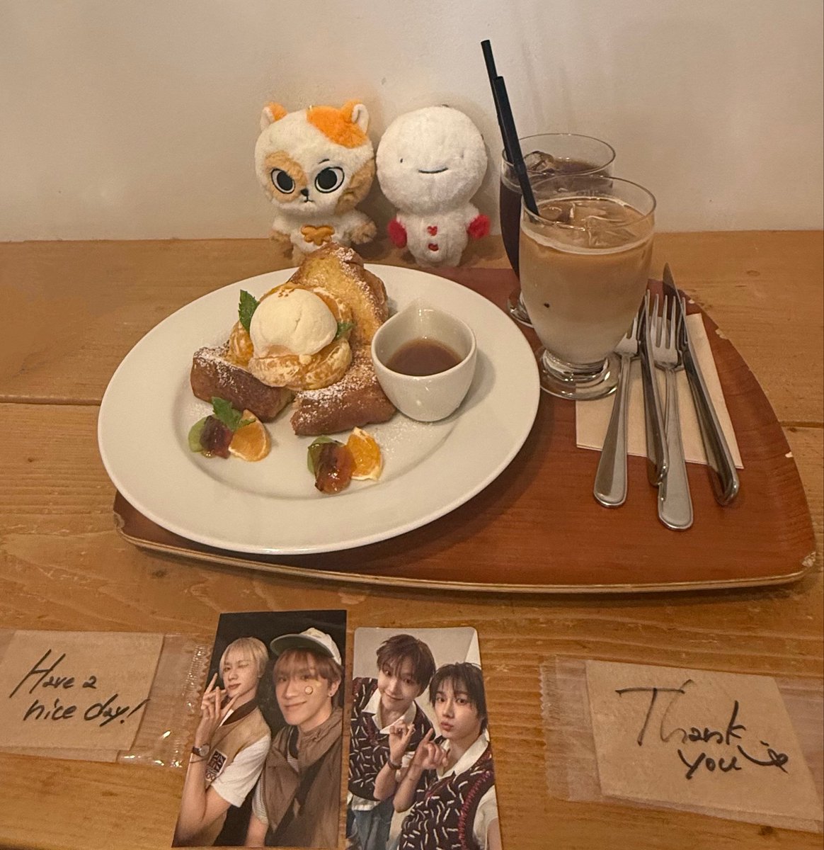 400_clover's tweet photo. 時差投稿になってしまったけど...😭
スミちゃんと念願のドア活をした日🐈🧸
会ってから時間があっという間に過ぎていって本当に楽しすぎる1日でした ᵕ ̫ ᵕ̩̩
楽園2では連番も叶うから次の楽しみ〜💫 https://t.co/cxTRHhvMO2