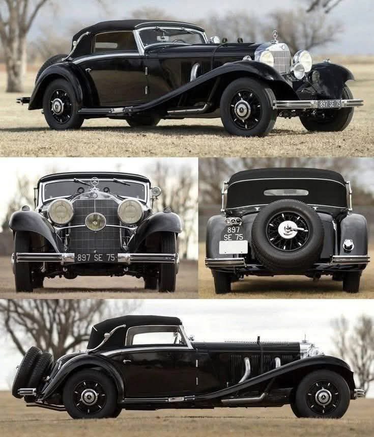 dada04mach's tweet photo. なんとも不穏な1935年の
メルセデス・ベンツ500/540Kカブリオレ
さすがはドイツ
ゴスの国 https://t.co/Fzr4miSpB8