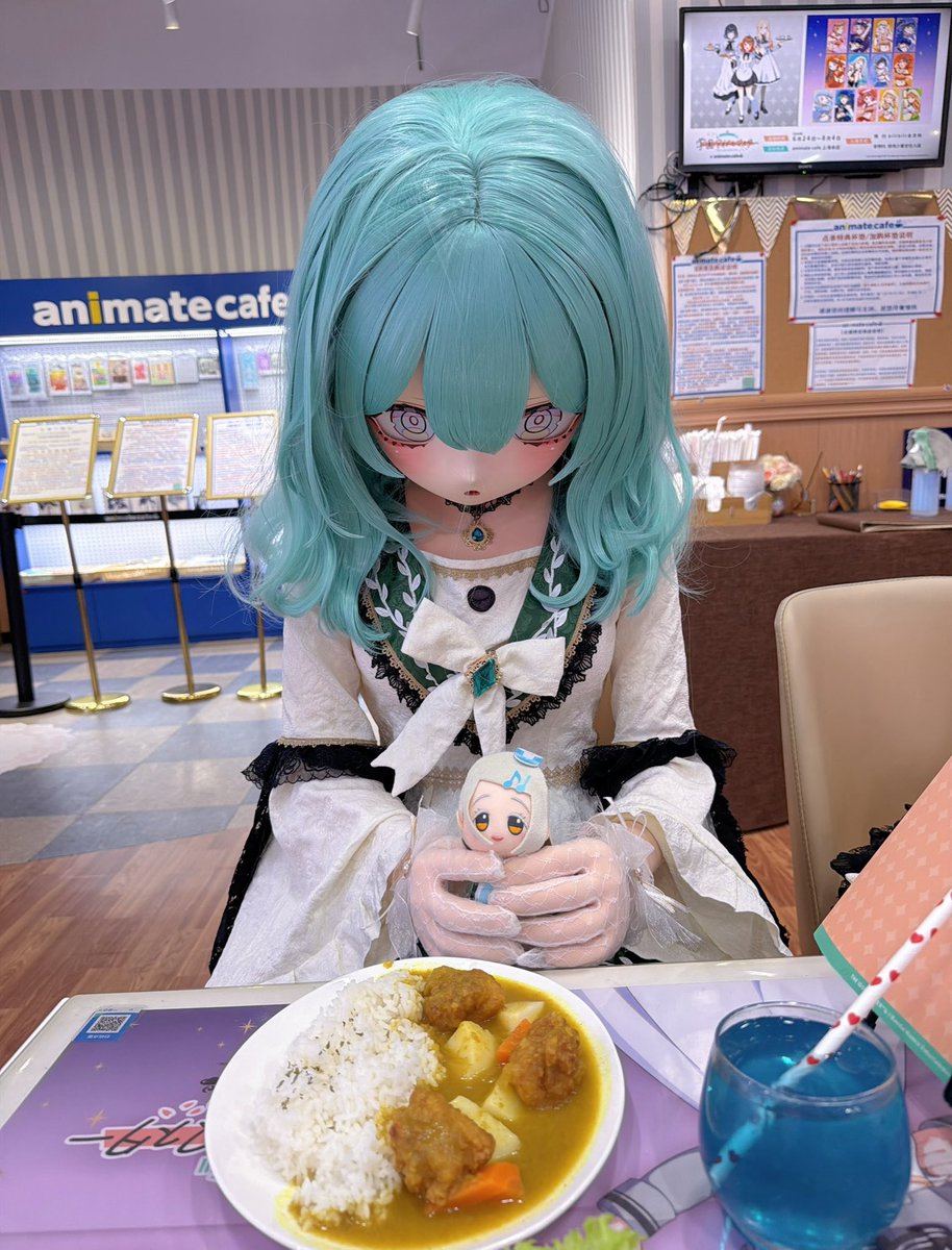 Snowxioye's tweet photo. 🍛！
#kigurumi #着ぐるみ #古明地こいし #東方 #東方Project https://t.co/E0nUxv3rUk