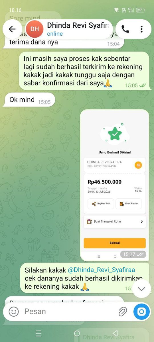 Pinjamandana_ID's tweet photo. Cair malam senin nih, kamu masih ragu mau #jokipinjol sini aku bantu lunasin tagihan paylater pinjol dll. Tentunya aman iya tanpa dc kerumah dan tanpa sebar data di jamin acc cair &amp; aman 100% di temenin terus sama aku Open juga pinjaman dana kaget #pinpri #dapin #gestun #zonauang https://t.co/Q4FGpCq5ls