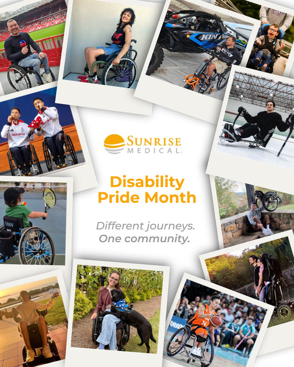 Quickiewheels's tweet photo. Different journeys. One community. 🧡

This Disability Pride Month, we want to celebrate the people that make our community so unique. Every journey is different, and every story deserves to be seen, heard, and respected. 

Thank you for letting us be part of yours. 🫂 https://t.co/YVtKpZ5FM0