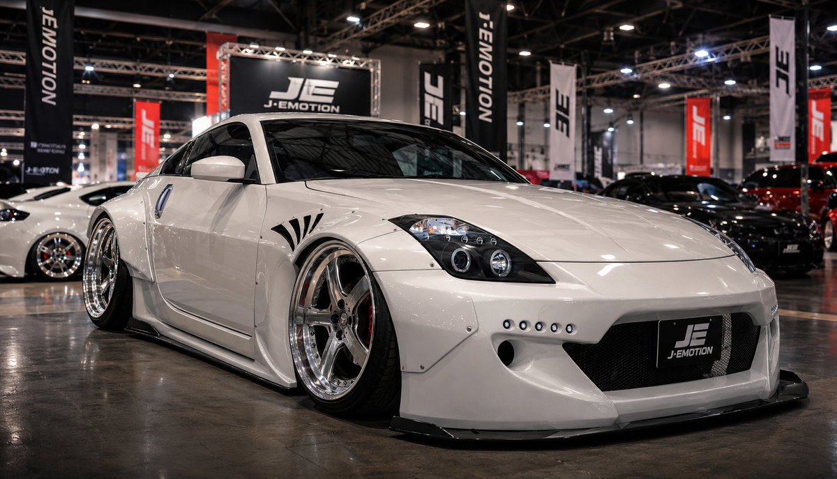 SimonChen9738's tweet photo. NISSAN FAIRLADY Z33 COVENT TO Z34 FULL SET WIDEBODY  (J-EMOTION DESIGN) #370z #350z 
#simonchen #jemotiondesign #nissangtr #nissan #nissanfamilyz #z350 #z370 #widebody #Bodykit #transportbodykit #custommadebodykit #evo #evoxgsr #evox #mishubisievo #toyota #alphard #vellfire https://t.co/lGnmGFaswy