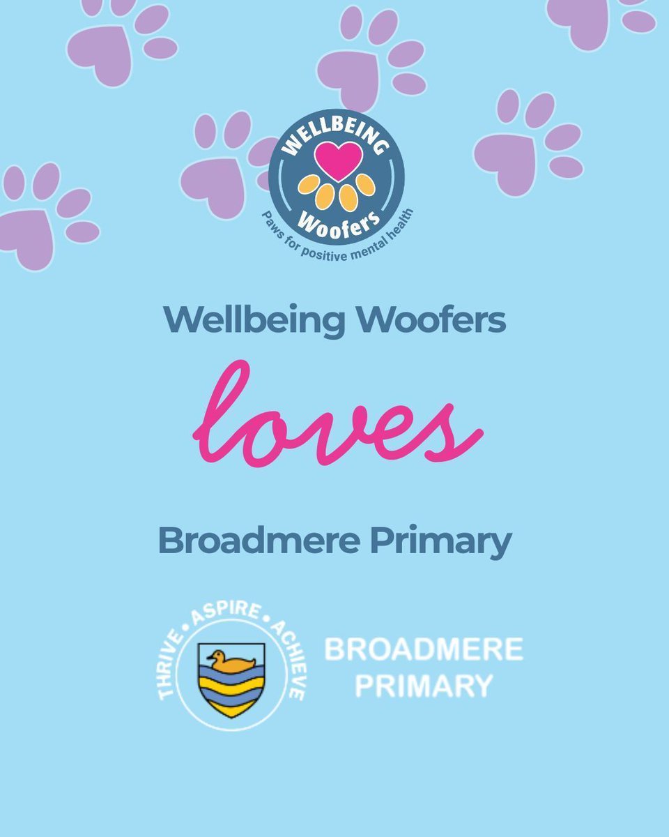 rc_wellbeing's tweet photo. 🐾 Our next Partner School Spotlight goes to Frimley Junior, @epsom_primary @broadmereschool

Thank you for continuing to make wellbeing part of everyday school life - we're excited for another wonderful year together.

#WellbeingWoofers #TherapyDogs #SchoolWellbeing https://t.co/4bNzUcawfh