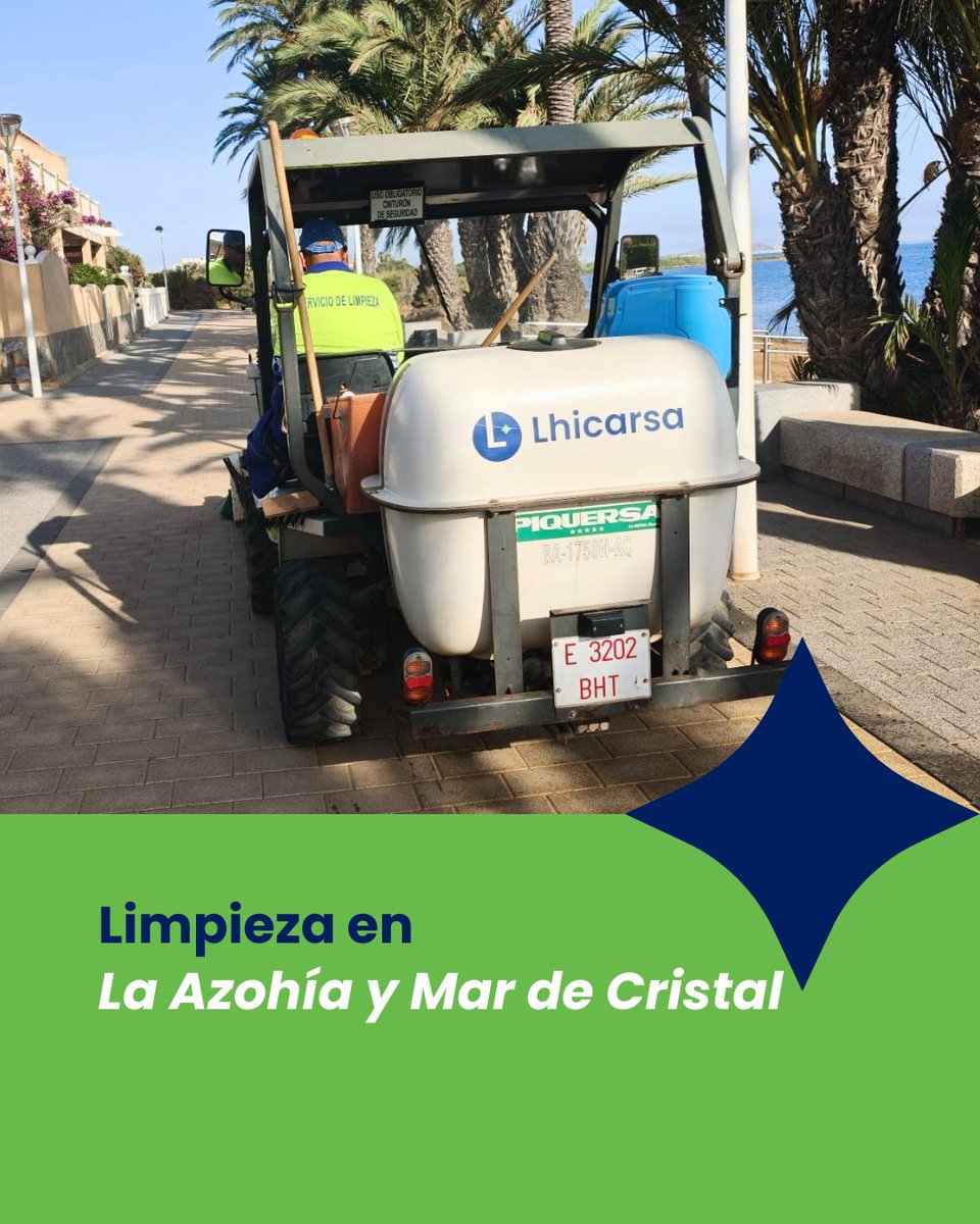 LHICARSA's tweet photo. Las playas de Cartagena cuentan cada día con el trabajo de nuestro personal para mantenerlas limpias y cuidadas 🏖️

Seguimos trabajando para que todos podamos disfrutar de nuestras zonas costeras en las mejores condiciones 🧹

#CuidamosCartagena https://t.co/7WN6MzR7zs