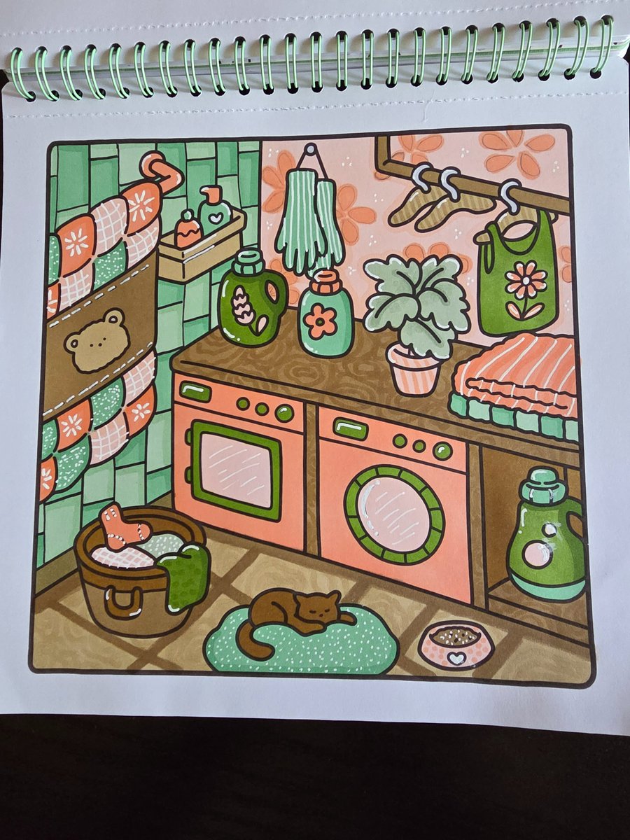 hermajestjay's tweet photo. Coloring is the best everyone should do it (ohuhu markers, coco wyo little corner coloring book) https://t.co/0HpfmDWFph