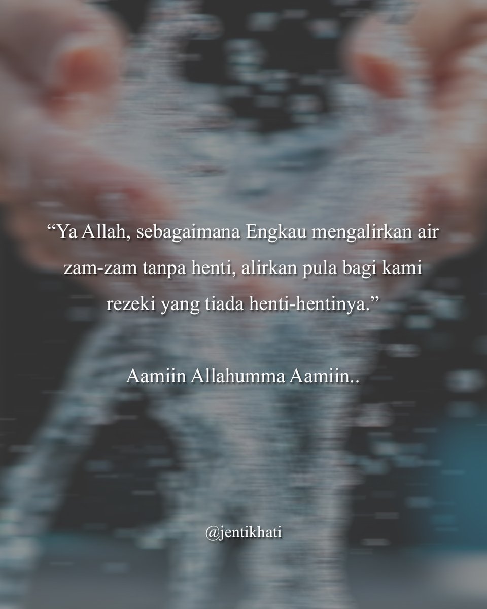 jentikhati's tweet photo. Jangan putus berusaha dan berdoa kepada الله. Rezeki kalau الله nak bagi, boleh sampai melimpah. https://t.co/4XQyPWNt7k