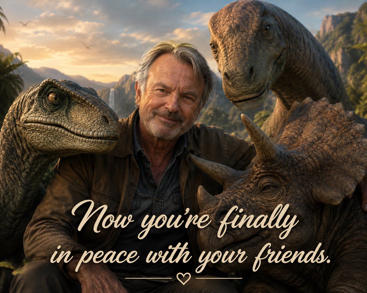 JosephS384's tweet photo. RIP Sam. A sad day, he was a big part of my childhood. #samneil #jurassicpark https://t.co/rbdqjCHX4c
