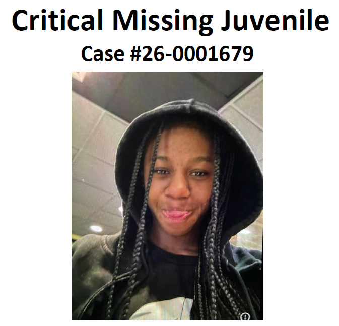 greenbeltpolice's tweet photo. The Greenbelt Police Department's Criminal Investigations Unit is currently seeking assistance in locating a critically missing juvenile named Ahzaria Clemmons. Ahzaria, born on December 24, 2010, is a 15-year-old Black female, standing 5 feet 8 inches tall and weighing approximately 115 pounds. She has black hair styled in braids and brown eyes.
Ahzaria was last seen wearing a black sweatshirt and black sweatpants. She suffers from mental health disorders, including bipolar disorder and ADHD, and has a history of suicidal ideations. She was last seen on July 11, 2026, at approximately 9:52 PM, in the  9100 block of Springhill Lane, Greenbelt, MD 20770.
If you come into contact with Ahzaria Clemmons, please reach out to Detective Skibicki at (240) 542-2117 or via email at Pskibicki@greenbeltmd.gov. Alternatively, you can contact the Greenbelt Police Department at (301) 474-7200.