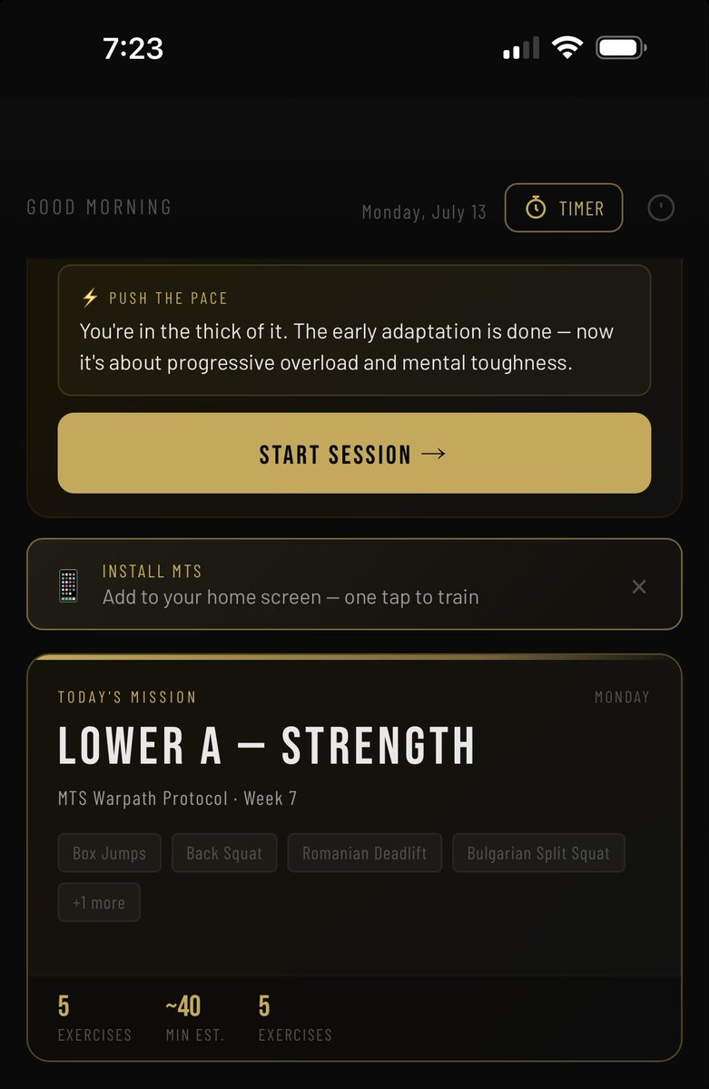 MTS_EPD's tweet photo. New enhancements to the app:

- Guidance added for adding web app(screenshot)
- Timer now follows on home screen easier
- “pick up where you left off” button

Big thanks to @RonnieAdkins for his review and suggestions to make these enhancements happen https://t.co/Ms2i9HnQyw