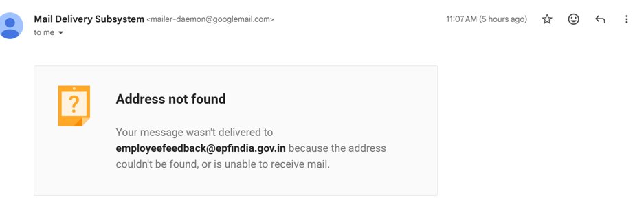 ashishtaori's tweet photo. Your grievance e mail id does not exist. I am surprised and sad that this is the condition of a government department, which has a direct impact of lacs and lacs of people. If you have a working e mail id for grievance, please provide it to me. https://t.co/znf76GdYy9