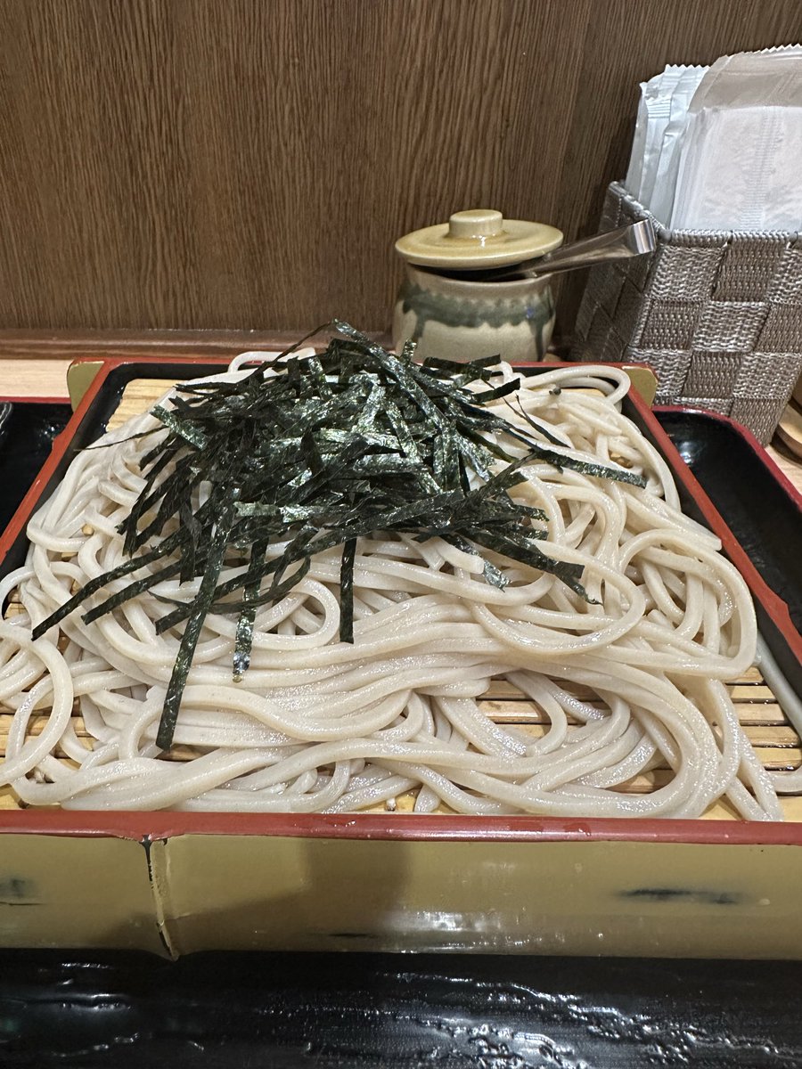 inoue7333's tweet photo. ざるそば
五臓六腑に染み渡る
ひので蕎　中葛西 https://t.co/JXVCvDbza3