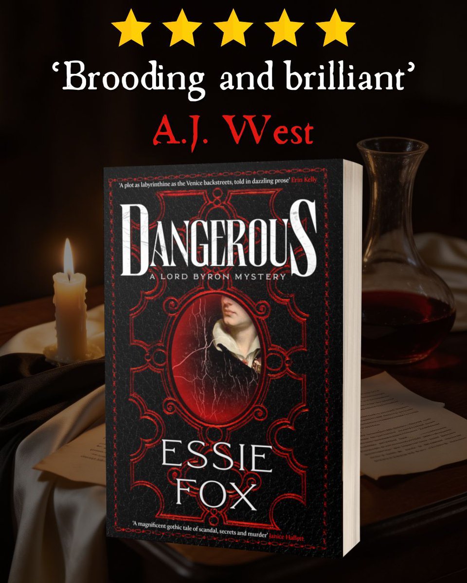 OrendaBooks's tweet photo. FICTION CAN BE FATAL…💀

The paperback of #Dangerous by @essiefox is OUT NOW!
A gothic, dazzling historical thriller inspired by real events from Byron’s life😱

ORDER NOW!
🔗https://t.co/kRyUdKVqsQ https://t.co/Bzr3QYlA5V