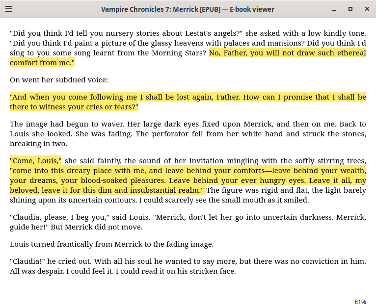 suikamelon6's tweet photo. Lines from #Merrick #Claudia SEANCE scene in comparison to the show #TVL #TheVampireLestat 🧵5
She doesn't have that.
No Madeleine.
No rest.
I guess we just carry that. https://t.co/HEYZiTgquX