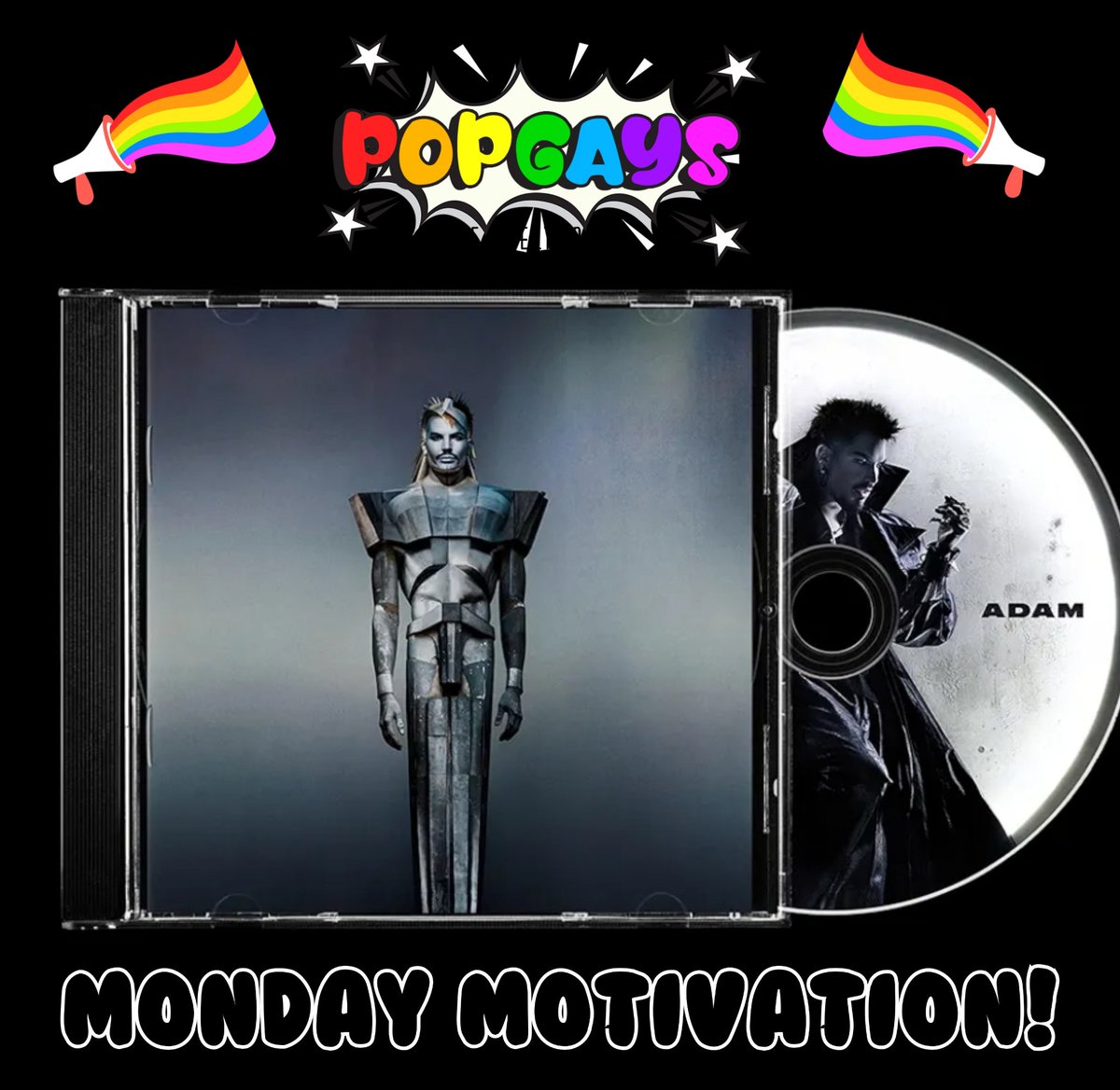 PopGays's tweet photo. #mondaymovitation is not one track, but an entire album!
@adamlambert 1st album as an independent artist, and it's a selection of dark bangers!
https://t.co/UlMvKnaYPf https://t.co/sIL2KRfTis