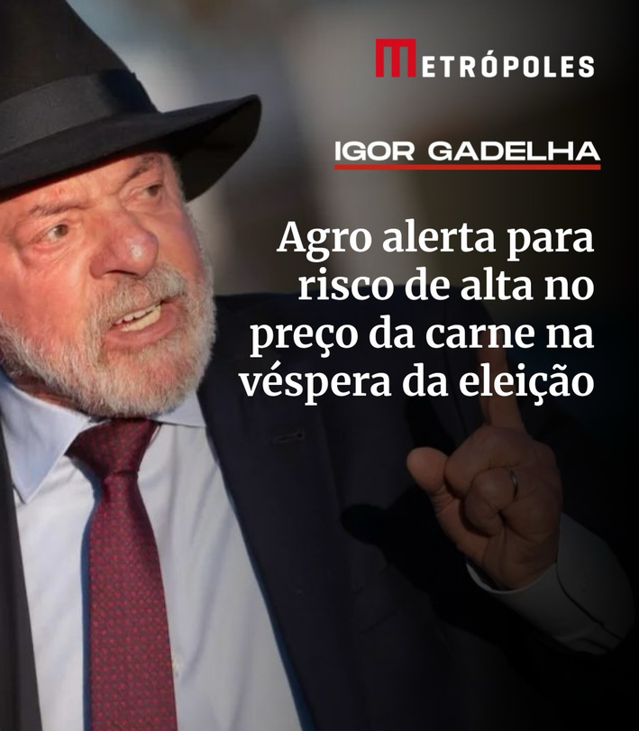 silvionavarro's tweet photo. E o Lula prometendo (de novo) a picanha de 2022 que não chegou...

"Na avaliação do setor, o impacto pode chegar a R$ 0,15 por quilo da carne de frango".