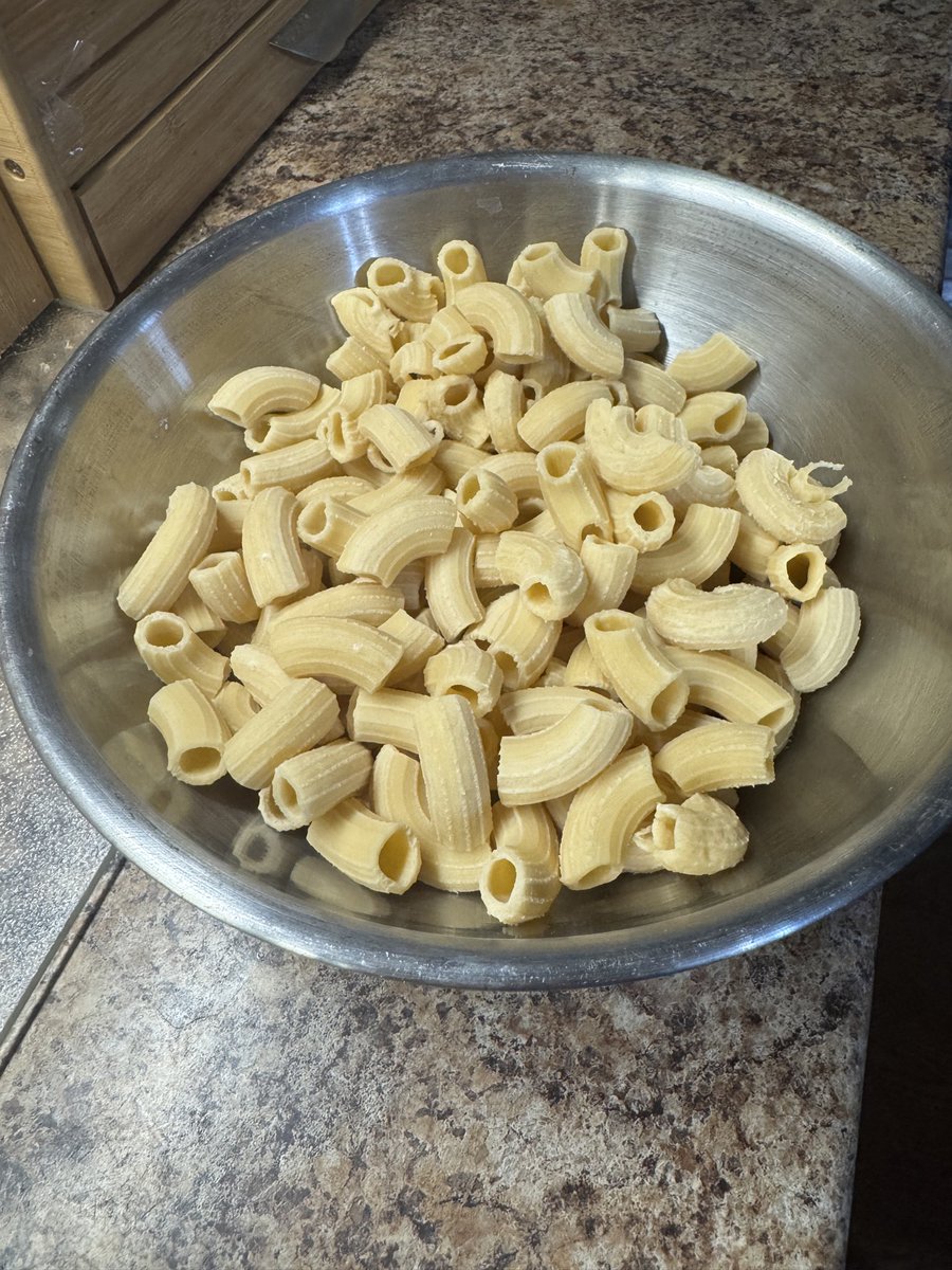 AdamGFoster's tweet photo. Made my own pasta and sauce. I’m basically someone’s Nonna now. https://t.co/6RB9eMf014