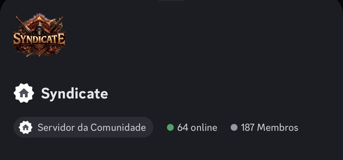 Shadowzera4's tweet photo. Este é o discord da nossa comunidade SYNDICATE, focado mais em Maplestory, com a maioria do público sendo Brasileiro/Latino.
Fique a vontade para entrar (link nos comentários), seja para tirar dúvidas, pedir ajuda, jogar junto e etc!

CO-FOUNDERS: @MuitoEuWgs @O_RobinnX @Shadowzera4 @liinrz @LuvinhaLuva 

#MaplestoryUniverse #MSU #NXPC #SYNDICATEMSU

@MaplestoryU @nexpacetime