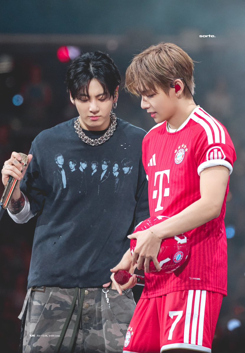 SORTE613's tweet photo. 🐻🐰🧈💫
260712 Munich  태형 정국 HQ
#V #뷔 #TAEHYUNG #태형 #テテ
#JUNGKOOK #정국 #JK #グク https://t.co/EBrr3VQAMm