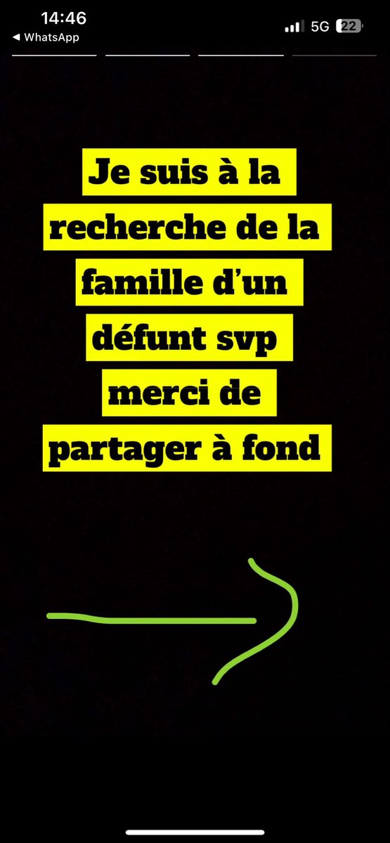 Nzrprv's tweet photo. Selem rt svp c est un défunt dont on arrive pas a contacter la famille https://t.co/V2ZDho834W