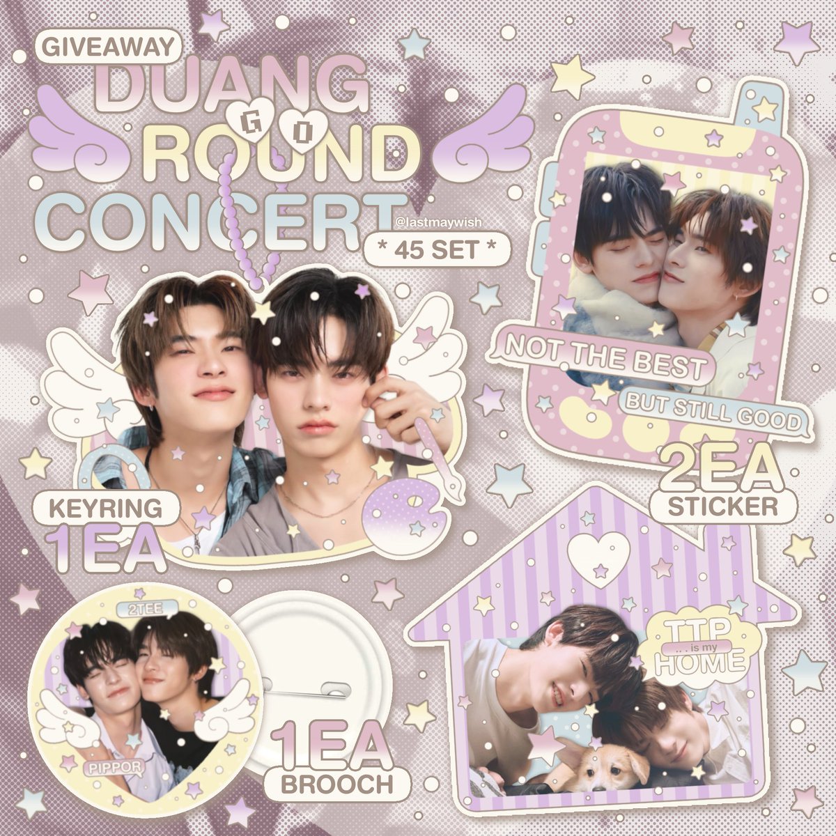 lastmaywish's tweet photo. ⠀⠀𝓀indly rt 🎨🎸𓂃꙳⋆ 
giveaway for ( * #DuangGoRoundConcert ) 
⠀by ❤︎ @lastmaywish 

only 45 set | 4 ea in each set
* more details in mt👇🏻 *

⠀⠀⠀( pls rt &amp; show this tw )
⠀⠀16 aug 26 , @ impact arena
⠀⠀⠀time tba 🪽

for exchange pls dm * 💌 https://t.co/ZbfCkPtN7K