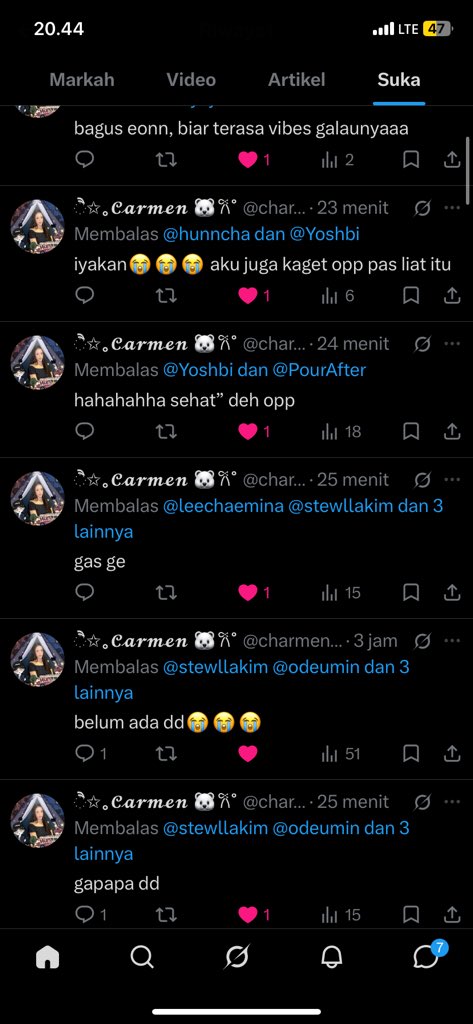 ੈ✩。𝓒𝓪𝓻𝓶𝓮𝓷 🐻❄️𐙚˚ tweet media