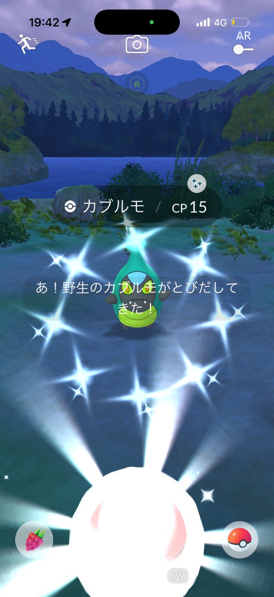 luckyrain7110's tweet photo. ピカチュウ祭り始まってました🥳🥳🥳
今日は3匹色違いに会えました🤗
誤タップしたカブルモもなんか光ってくれました🤣🤣
#ポケモンGO
#ピカチュウ https://t.co/Qr45kCQLPU