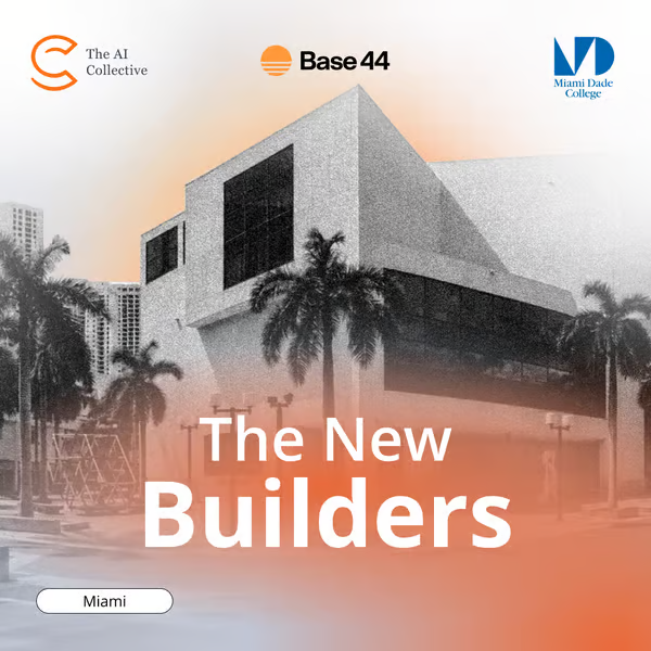 alliance63261's tweet photo. 🤖 From AI User to AI Builder

Join @Base44 and The AI Collective for a hands-on workshop where you'll build AI-powered apps, workflows, and automations no coding required.

📍 Miami
🗓️ July 16

💻 Bring your laptop. 

Leave having built something real. 🚀 https://t.co/Nigh65g2Dl