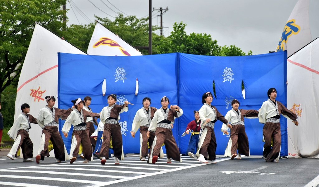 TAKAMOHE's tweet photo. 2026.7.12
✊第19回奥州前沢よさこいFesta
✊パレード会場１
✊舞綺瓔
素敵な演舞ありがとうごさいました！！
#舞綺瓔
#よさこいFesta
#来年は20回 https://t.co/Hyp1PfpDyU