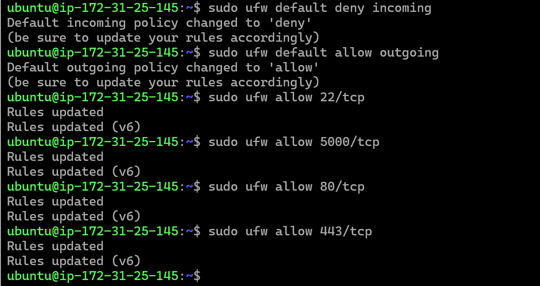 aashishhq's tweet photo. #LSPPDay43 — Hardened my EC2 server today! UFW firewall blocking everything except necessary ports, Fail2ban banning brute-force SSH attempts after 3 tries, password auth disabled, and automatic security updates enabled 
@lftechnology #60DaysOfLearning2026 #LearningWithLeapfrog https://t.co/diPxw8gmPC