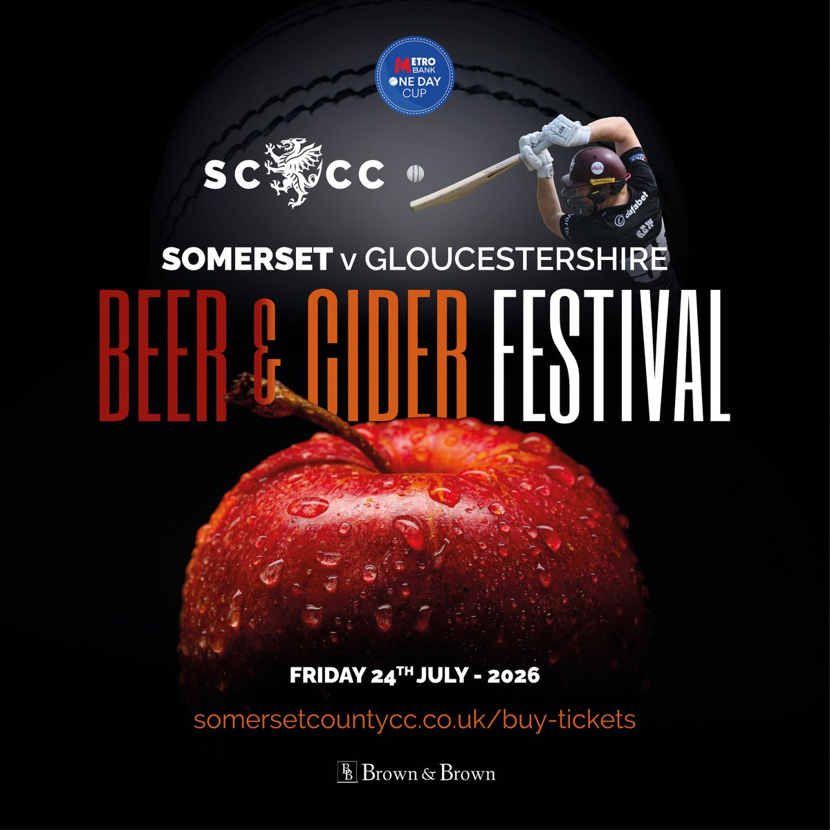 SomersetCCC's tweet photo. You are always very welcome in Taunton @BumbleCricket! 

Sounds like a @StickToCricket trip to our Beer and Cider festival on Friday 24th.... ❤️

#YouAreSomerset https://t.co/9wAnBOUedx
