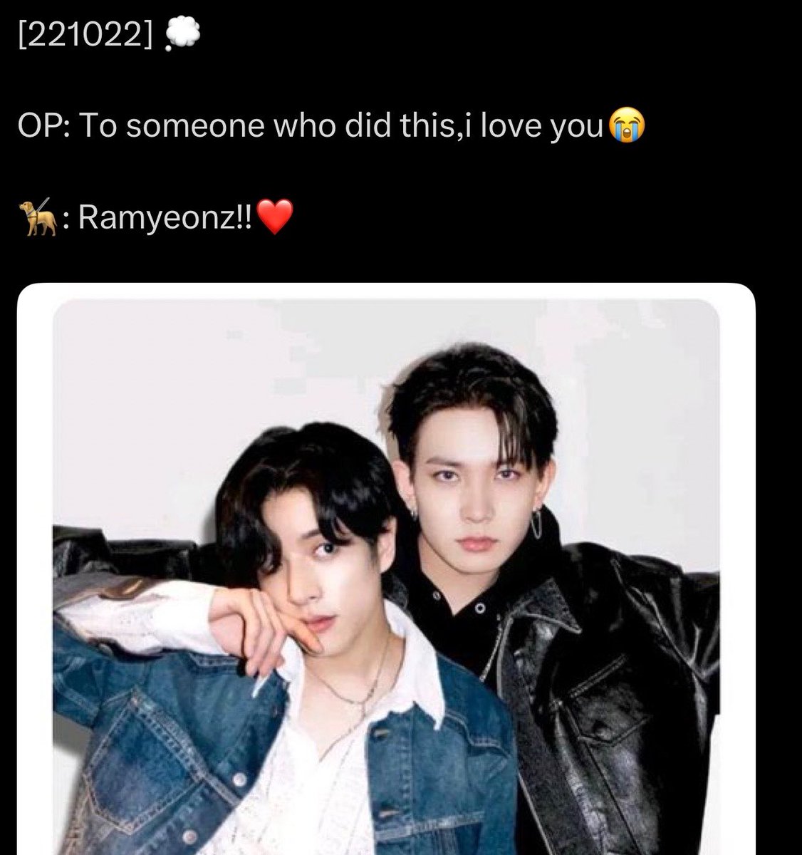 heejakeluvrism's tweet photo. people come into a rps space then get mad that people are rps !!! meanwhile this is jake abt heejake ship edit i promise u he knows and doesn’t care so y’all can stop with the anti heejake rethoric bc y’all just sound stupid at the end of the day :) https://t.co/9Lx4AiAW1S