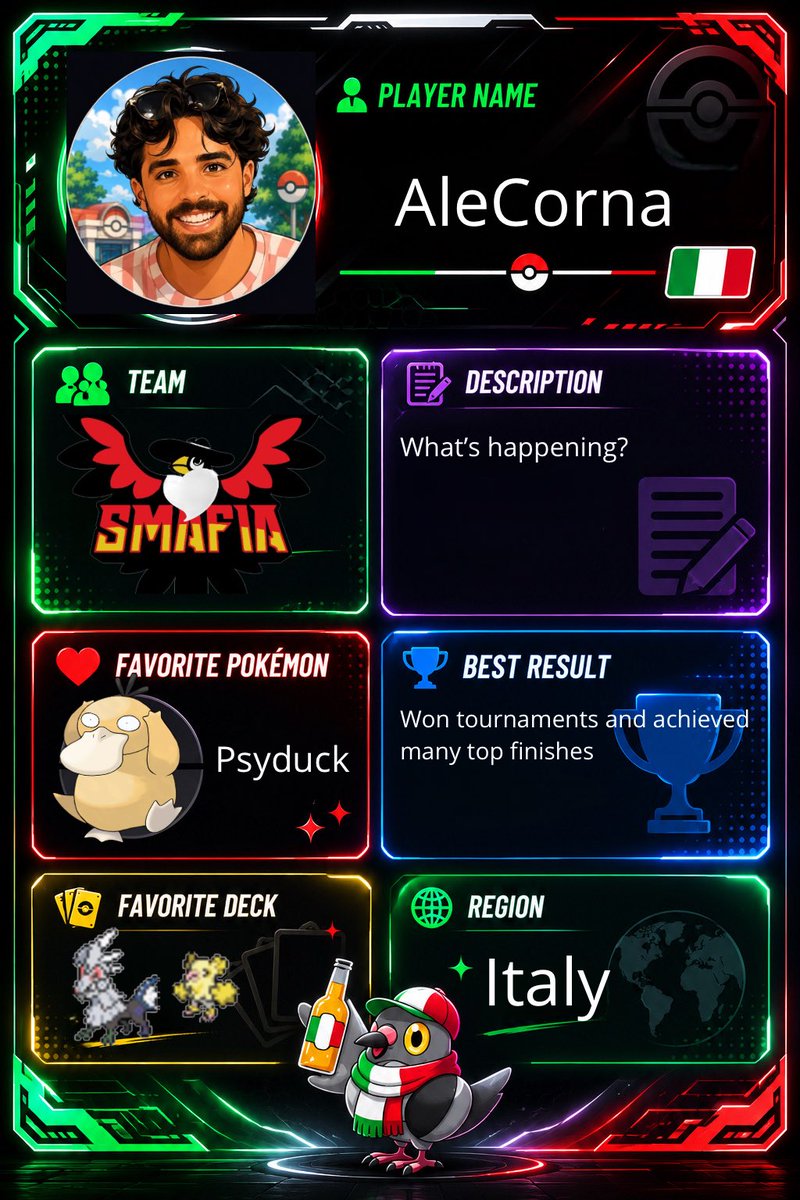 ItaSquadPOCKET's tweet photo. Player presentation 
6/16

@alessandro19631 https://t.co/c1JqvqTIDJ
