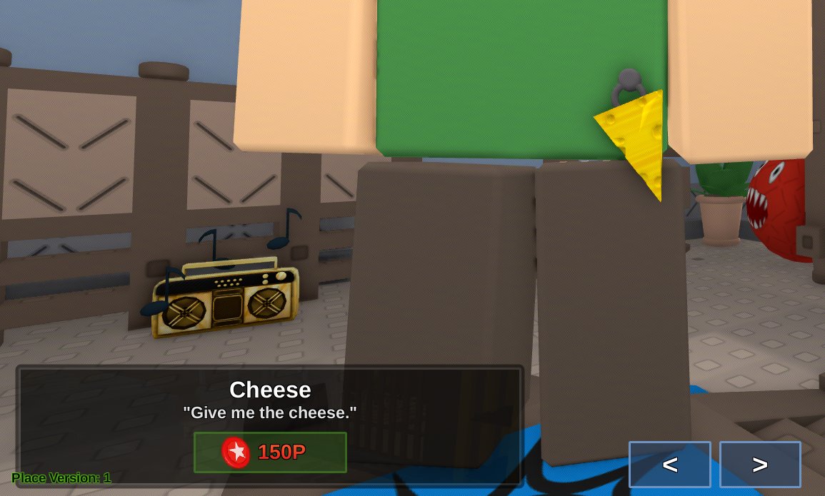 didskengupdate's tweet photo. Did any BEARSTAR game update yesterday, July 12th?
Answer: no

DAILY BEAR FUN FACT #142: The most recent update of the Roblox game "Die of Death" has 2 references to BEAR, with them being "The Cheese" NPC mentioning Bear and the "Cheese" Charm referencing the Cheese Altar puzzle https://t.co/BhmqKdcS4B