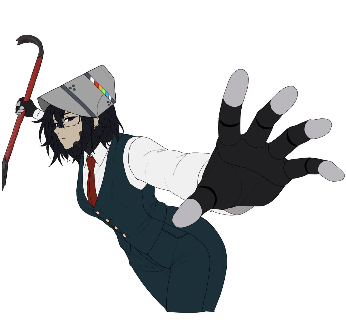 CamusArtus55's tweet photo. More  art of my ARAR Ceress
The Most dapper ara to roll through Serpinski 
#signalis #signalisfanart https://t.co/AdGxHllCdJ