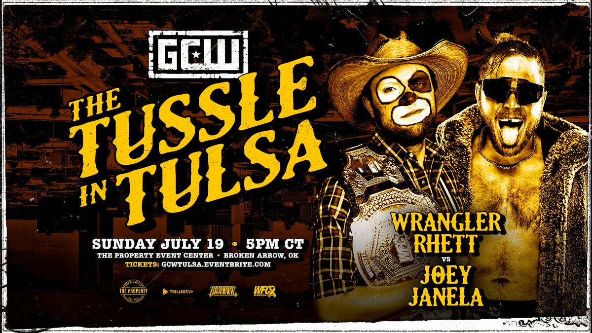 Triller_TV's tweet photo. Plot your route! 🗺️ @GCWrestling_ is hitting the road this weekend. Dallas first, then straight to Tulsa for the finale! 🛣️💥

🚨 JULY 18 @ 9pm ET | JULY 19 @ 6pm ET
📺 EXCLUSIVE with your TrillerTV+ subscription https://t.co/7yw6JMEqHD