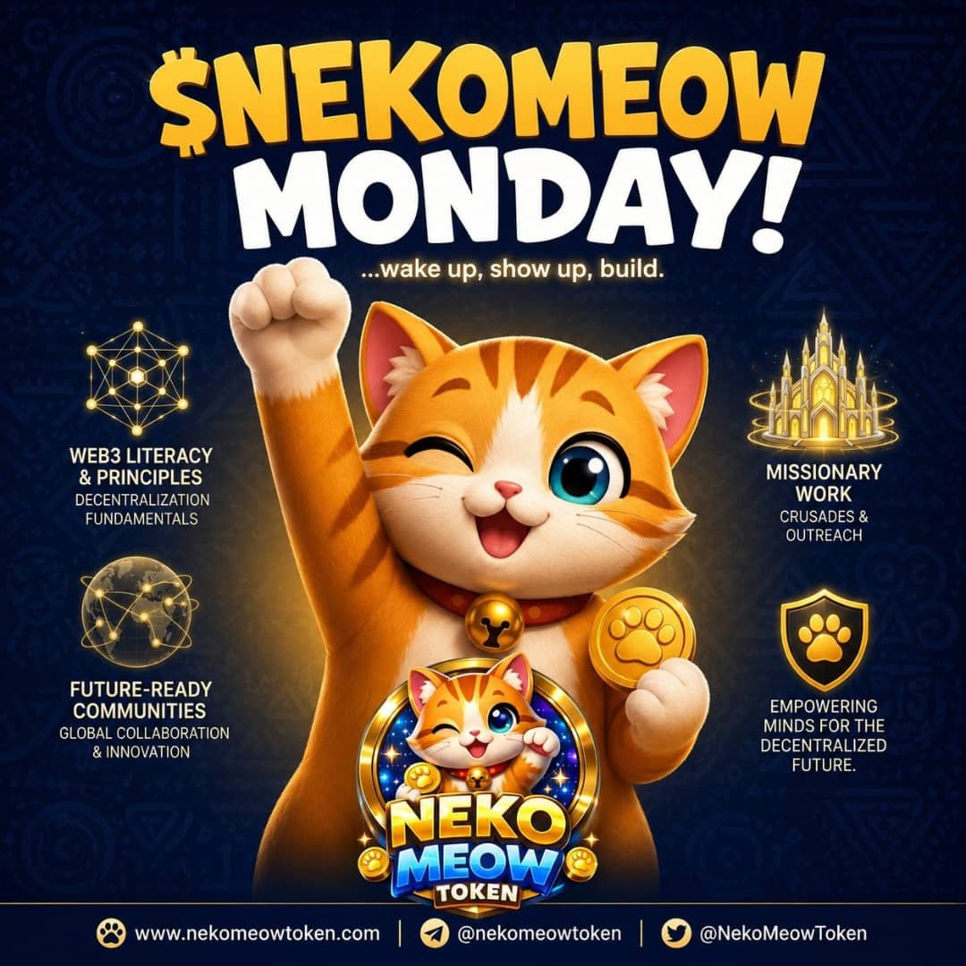 Growthmaniiac's tweet photo. Every question asked. Every lesson completed. Every conversation started. These are the building blocks of a stronger crypto community, and that's exactly what NekoMeow is creating. Join the family and be part of the movement.. @NekoMeowBNB https://t.co/QeFc39IuAT