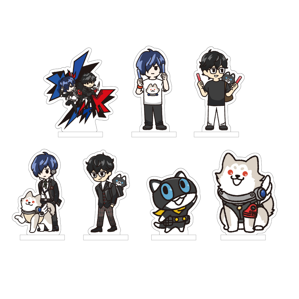 ATLUS_Gamemusic's tweet photo. PERSONA LIVE TOUR 2026 -Resonance-  オフィシャルグッズの事前通販は20日（月・祝）まで🔚いつもより期間が短いのでご注意ください。

今日はアクリルスタンドをご紹介。アクリルスダンドは単品の他、組み立てるとメインビジュアルが再現できるセット商品もあります。
SDアクリルスタンドはどれも可愛いんですが、P3HEROの何とも言えない表情が最高ですね😊

今回のツアーは先日のビッグバンドコンサートと異なり、事前注文・当日受け取りでの販売は予定しておりません。当日はグッズ購入の待機列が生じる可能性があり、9月は例年通りだとまだ暑いことも予想されます💦待機列無しでご希望商品が購入できるこの機会を是非ご利用ください。

◆事前通販（7月20日まで）
https://t.co/ZcdVbZ9gVO
◆公式HP
https://t.co/pMhNBd2NBV
◆チケット2次受付中（7月14日まで）
https://t.co/sEjVTy4OhS

#p30th #ペルライ #PLT2026 #ペルソナライブ