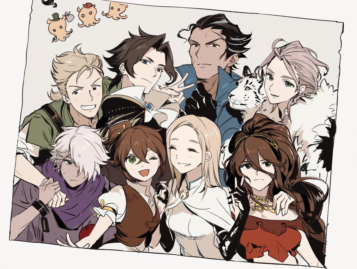 keta040429's tweet photo. #Octopath8thAnniversary https://t.co/veuNWEnJAC