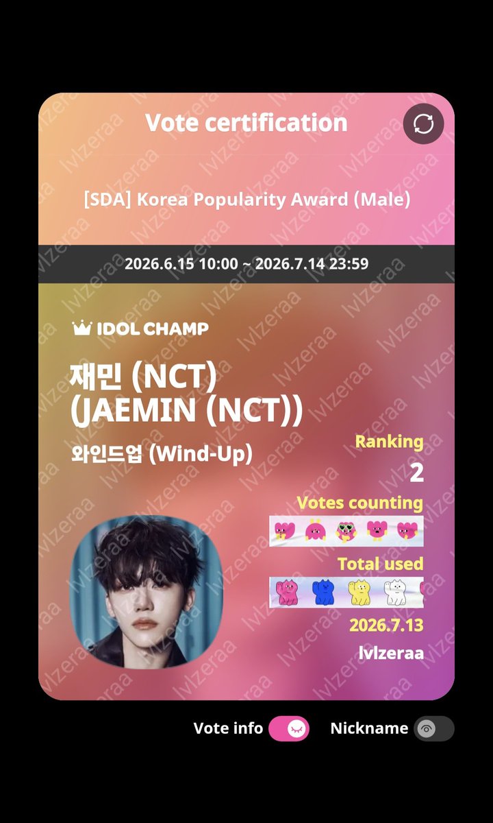lvlzeraa's tweet photo. vote for #JNJM 𐔌՞. .՞𐦯 🩷

#VoteForJaemin #VoteForJeno
#BOTHSIDES #NCTJNJM https://t.co/KNyPD2kId0