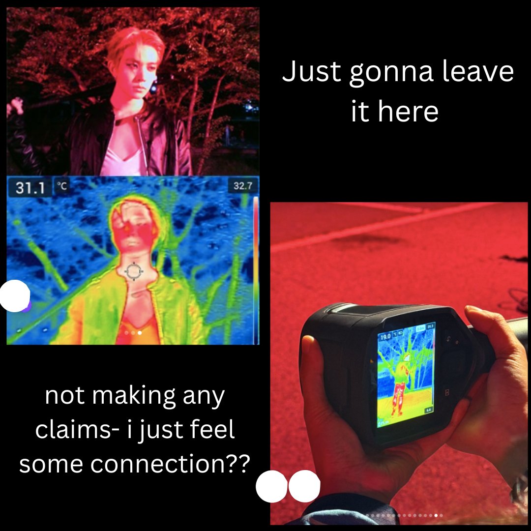 jays_ferrari's tweet photo. Leopard print?? 
- leapard print under thermal camera looks like->
- vamp bats possess thermal vision(temp~30°C)
- echo location-stealer mv, thermal vision- bthb mv
- not tryna stir up anything, i just lwk feel some connectn (we might get back to this later)

PLS DON'T JUMP AT ME https://t.co/mf5DzMiH0v