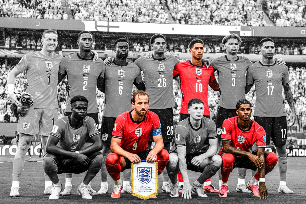 footballontnt's tweet photo. England have made it through to a World Cup semi-final without any of their goal scorers playing in the Premier League last season 👀 https://t.co/PHajtf6s2n