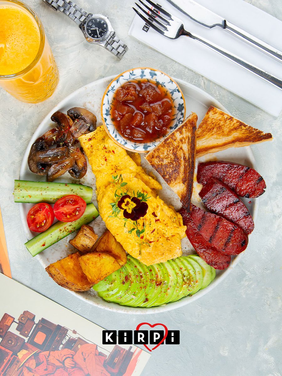 KirpiRestaurant's tweet photo. Güne güzel başlamanın en lezzetli hâli 🌿🍳🥑 https://t.co/BjAwy6zGj2