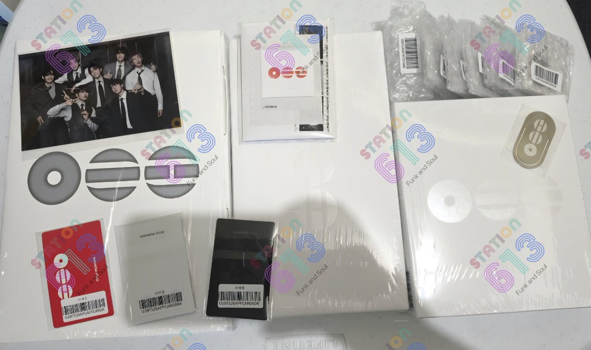 Station613's tweet photo. #Station613ReadytobeYours wts lfb ph  pob pc

💫 BTS 5TH ALBUM 'ARIRANG' Standard Set (Rooted in Korea &amp; Music) + Living Legend + Weverse albums ver.

✅️ Complete w/ POBs
💰4,000 + lsf

✔️onhand, sealed
🗓DOP: 1 week
💸MOP: BPI/BDO/Gcash

Reply mine⬇️ or dm to order🤗

💜=YOURS https://t.co/BwHfTmhqv4