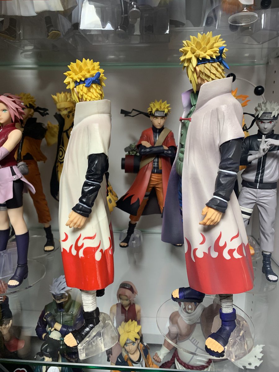 vpbszu's tweet photo. 現在高騰中の波風ミナトの偽物が出回っていますので購入される方は注意してください⚠️

特徴
造形は本物と近い
大きいは一回り小さい
全体的に成形色(プライズ感
印影塗装少なめ
足裏が簡易的
墨入れがほぼ無し
#ナルト https://t.co/m5GsQBjji8
