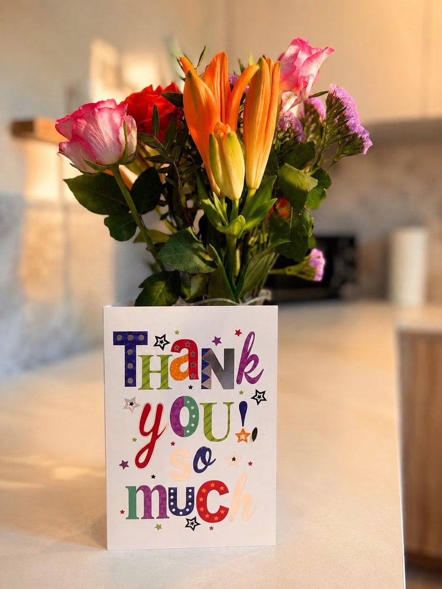 Nigelrefowens's tweet photo. We were greeted by the loveliest surprise today. 💐

Our very first guests left us these beautiful flowers and a thoughtful card after their stay at The Mairwen Barn.

Thank you for choosing to stay with us, for taking such wonderful care of the barn. The Mairwen Barn. 🤍🌿 https://t.co/Irq9qn79PH